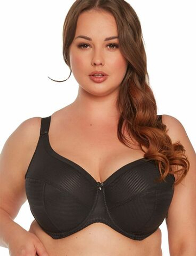 Бюстгальтер Sonia с чашками +size на тонком поролоне (Размер: 85K) (Цвет: черный)