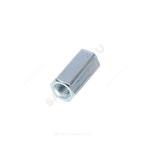 Гайка удлиненная стальная оц М12х36 к.п. 5 шестигранная DIN 6334