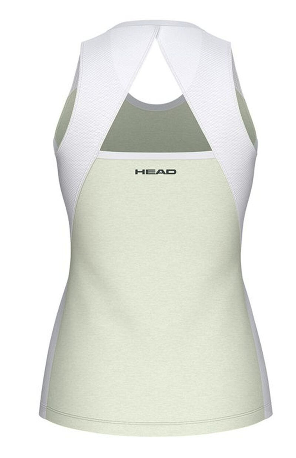 Женский теннисный топ Head Play Tech Tank — citrus green