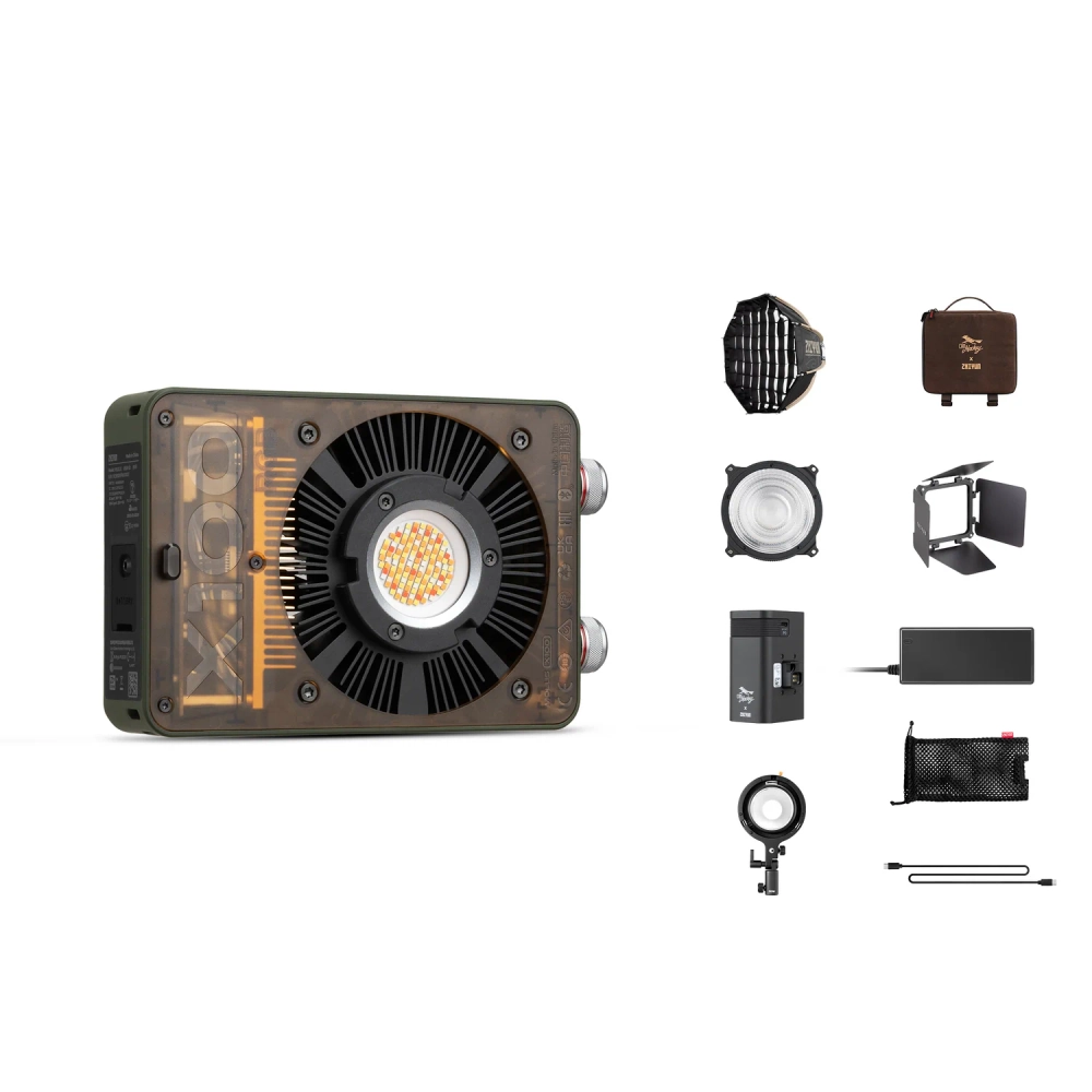 Осветитель Zhiyun Molus x Cam Mackey X100RGB (PLX110) COB Light Pro Kit