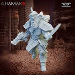 Astra Militarum Vostroyan Firstborn Sergeant Сержант №1 меч и пистолет миниатюра для dnd, днд, pathfinder, фентези, Настольная игра, НРИ, Варгейм, РПГ
