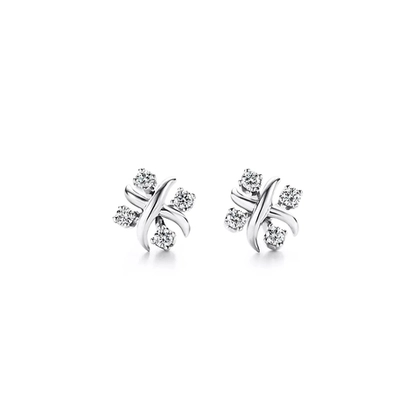 Серьги из платины и бриллиантов, Tiffany💠Lynn, В наличии