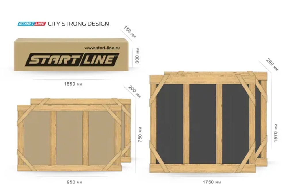 Теннисный стол City Strong DESIGN Всепогодный