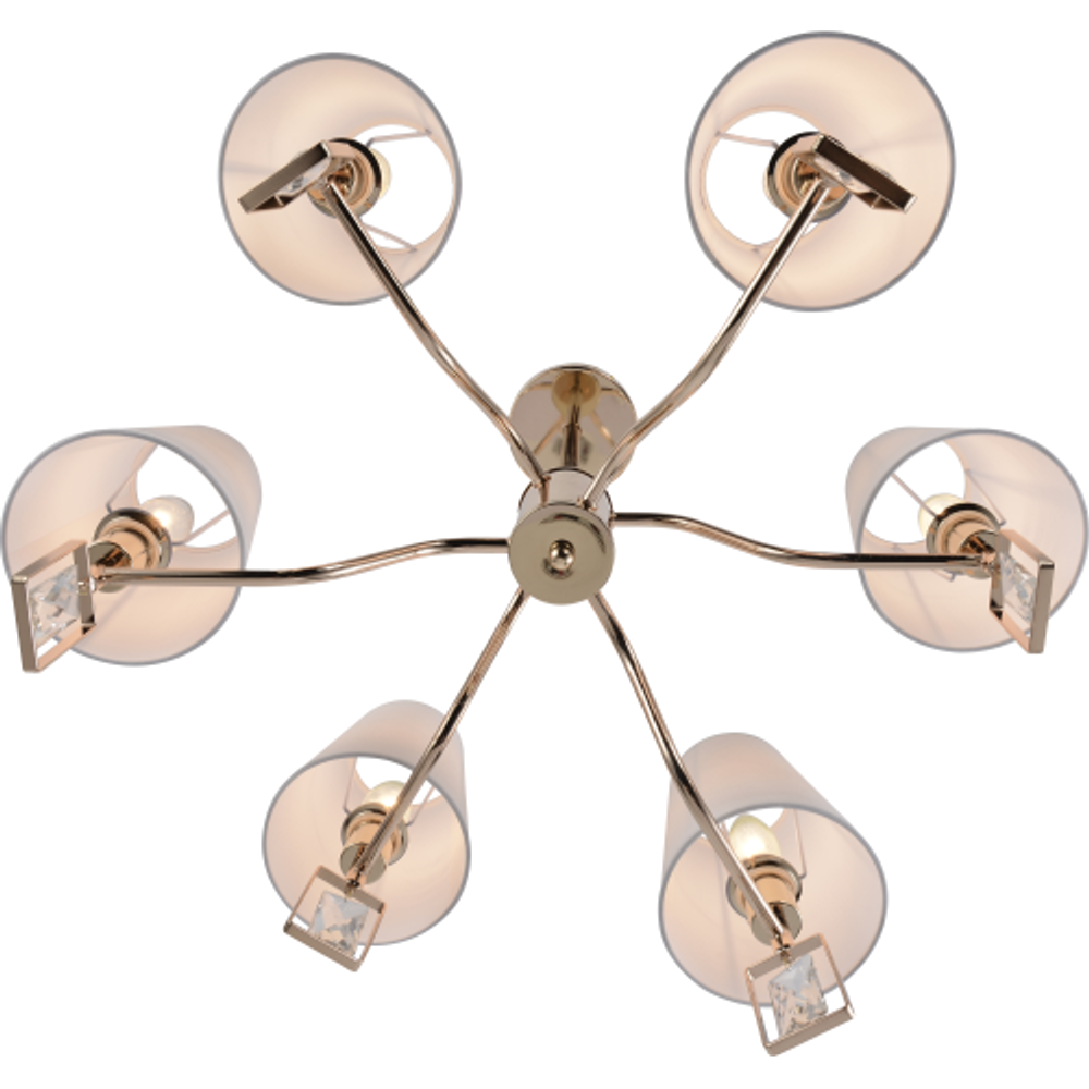 Люстра Rivoli Cristal 2095-306 6 х Е14 40 Вт классика | Rivoli