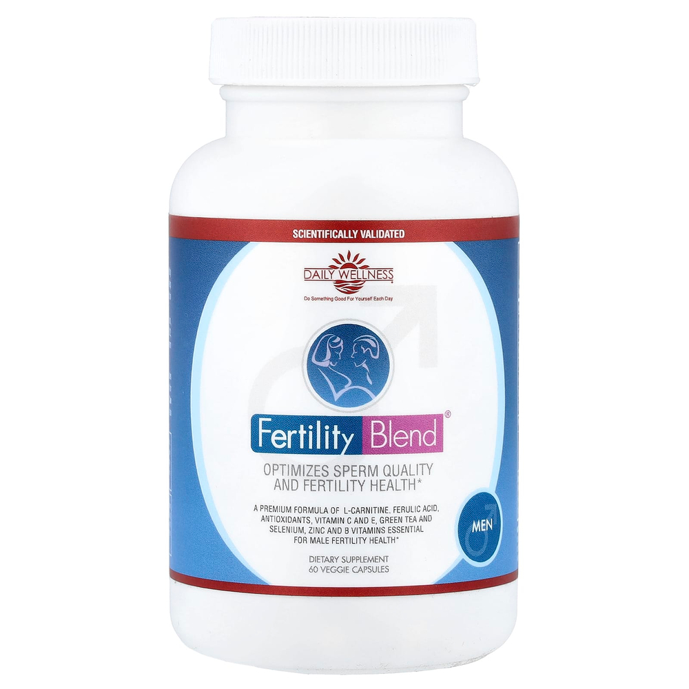 Daily Wellness Company, Fertility Blend® для мужчин, 60 растительных капсул