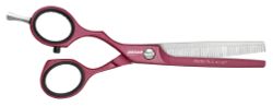 Ножницы филировочные Jaguar White Line Pastell Plus Offset Berry 40 Left 5.25" для левши