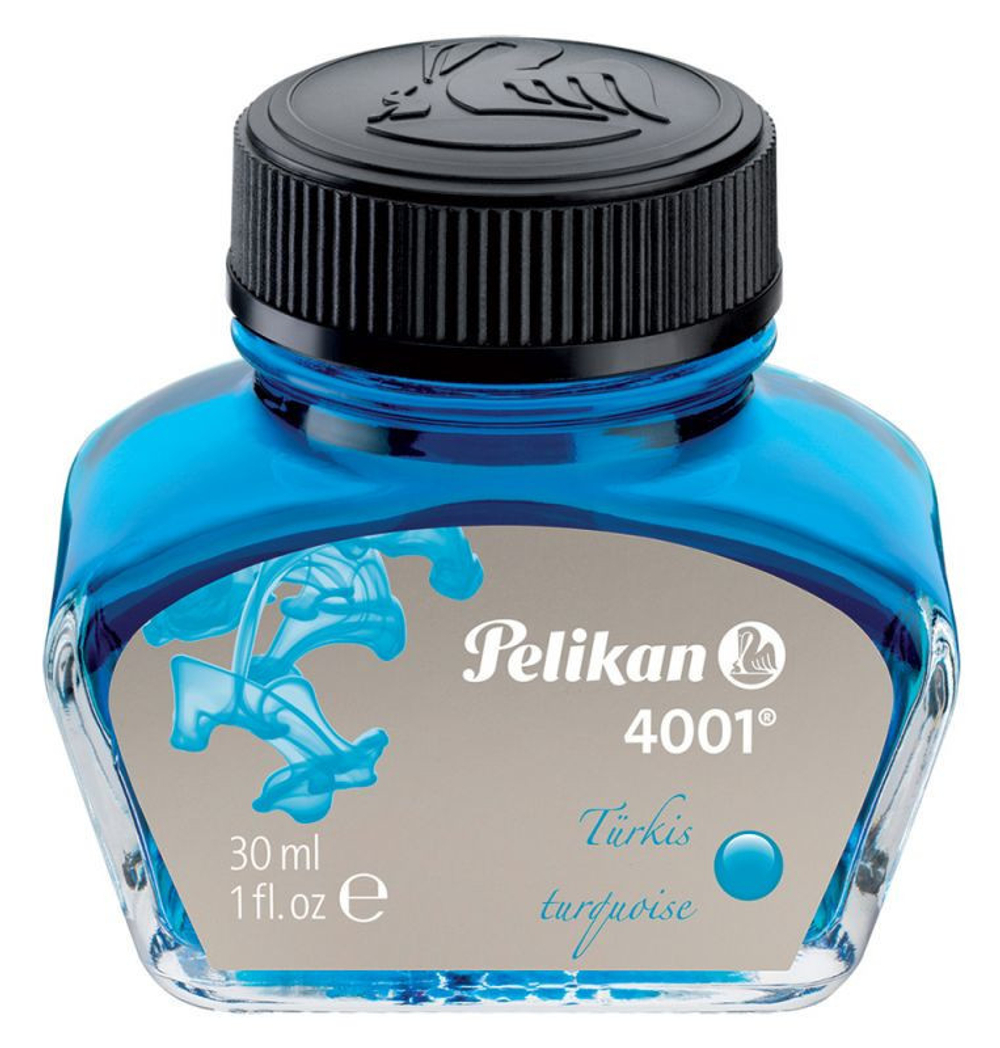 Флакон чернил - Pelikan, бирюзовые 30 мл.