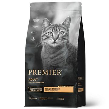 Premier Cat Turkey ADULT сухой корм для кошек с свежей индейкой