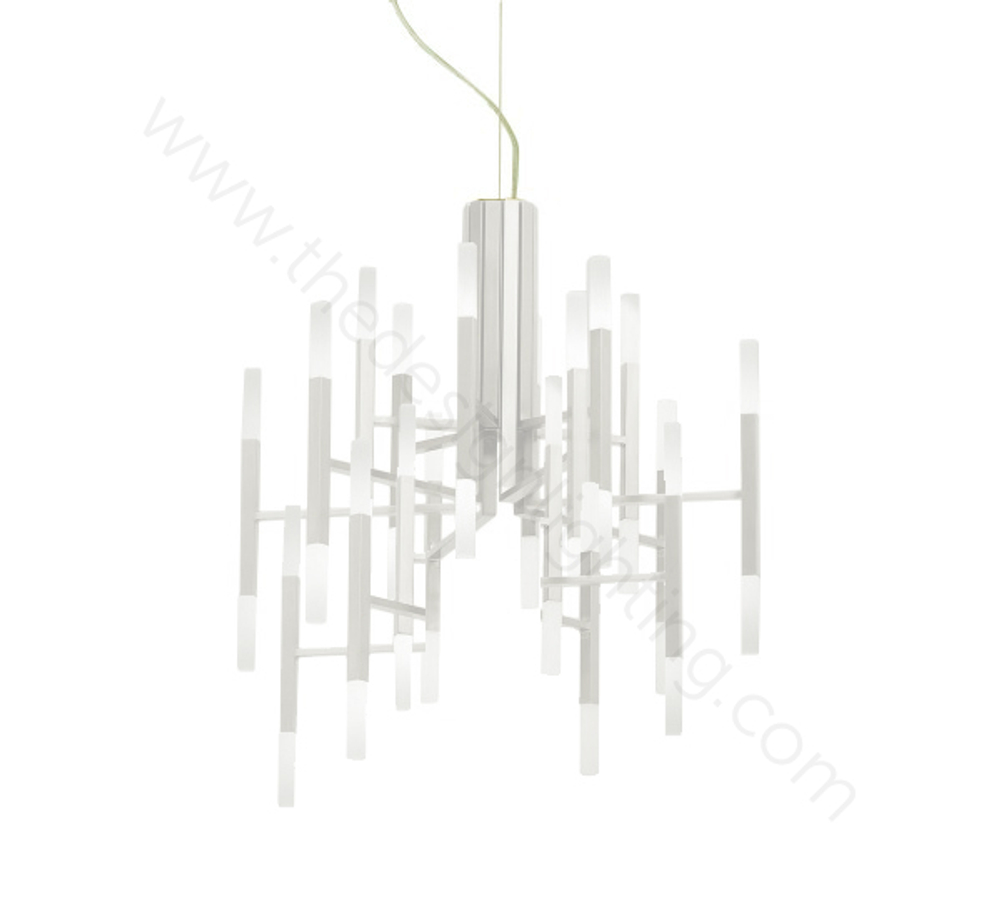 Pendant design lamp  THE LIGHT by Alma 36 lampshades (White)