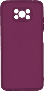 Мягкий Soft Touch чехол из силикона для XIAOMI POCO X3 / X3 PRO / X3 NFC с бархатной подкладкой