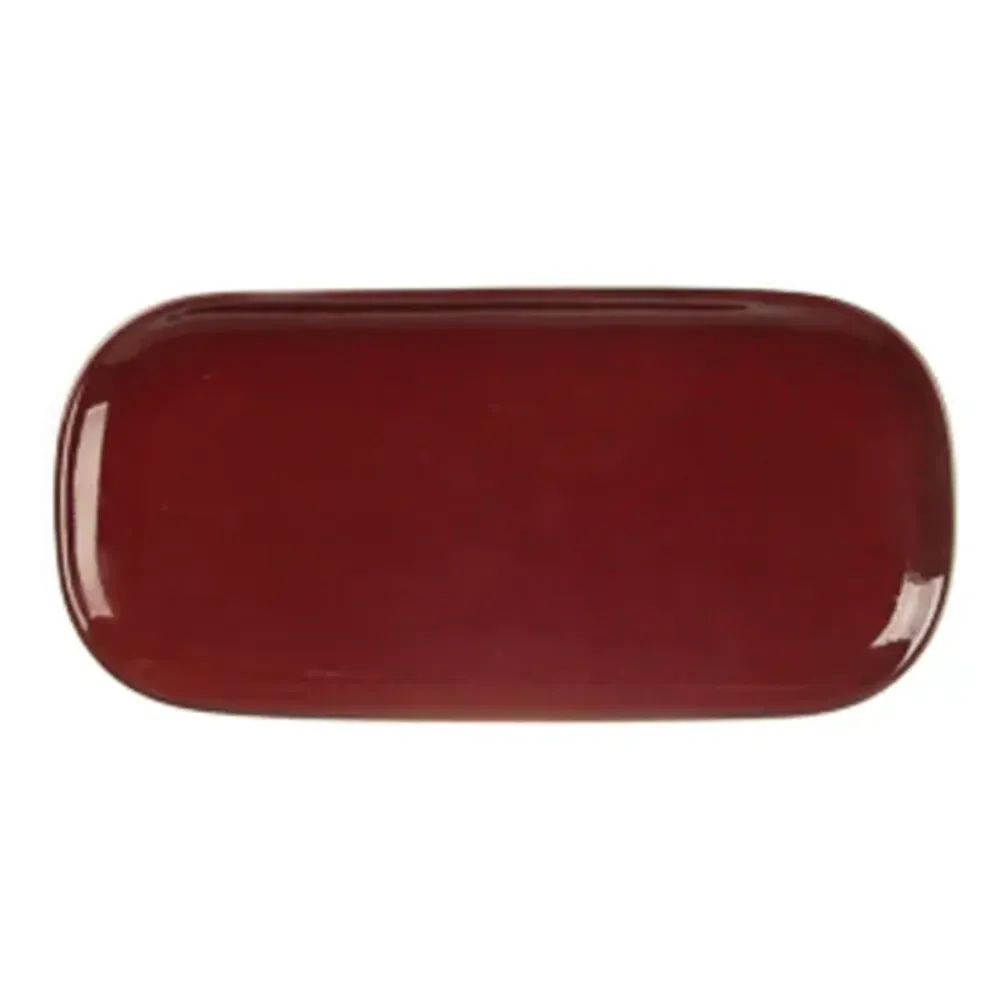 Блюдо овальное 29,2*14 см h2 см Evolution Dark Red P.L. Proff Cuisine [1]
