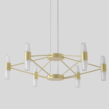 Подвесная люстра LED 36W 3000К DOROTEA SP6 GOLD золото Crystal Lux