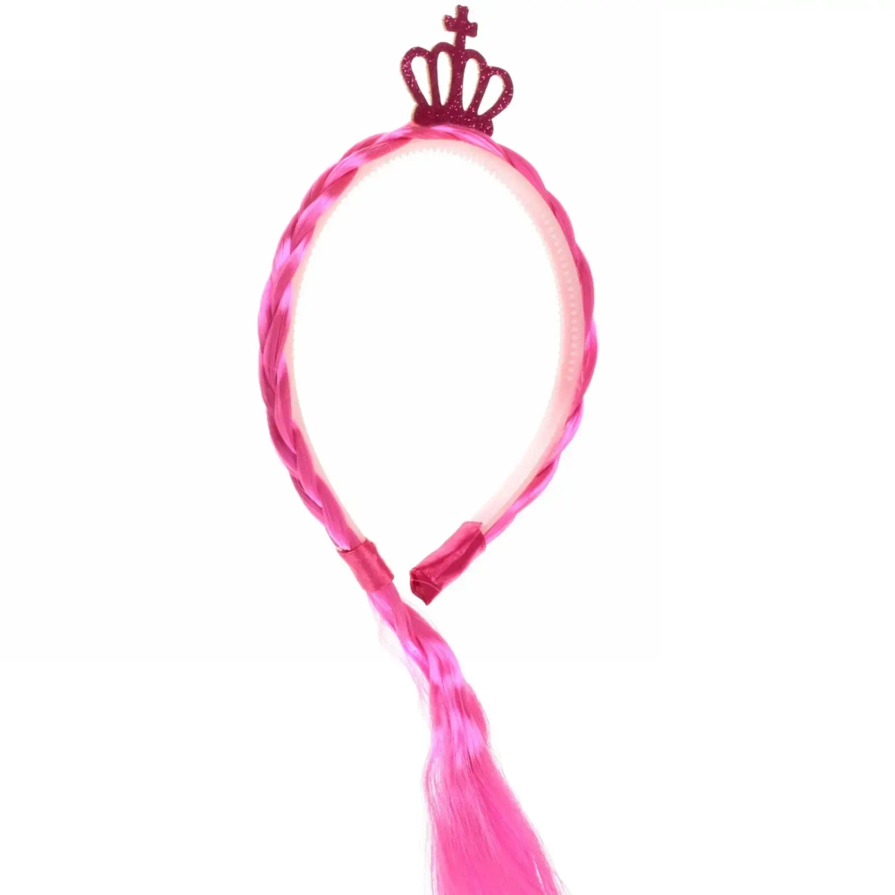Ободок карнавальный с хвостом «Принцесса радуги» 54 см, микс
