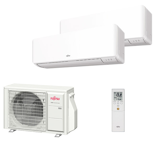 Мультисплит система на 2 комнаты Fujitsu ASYG07KMCC x 2 / AOYG14KBTA2