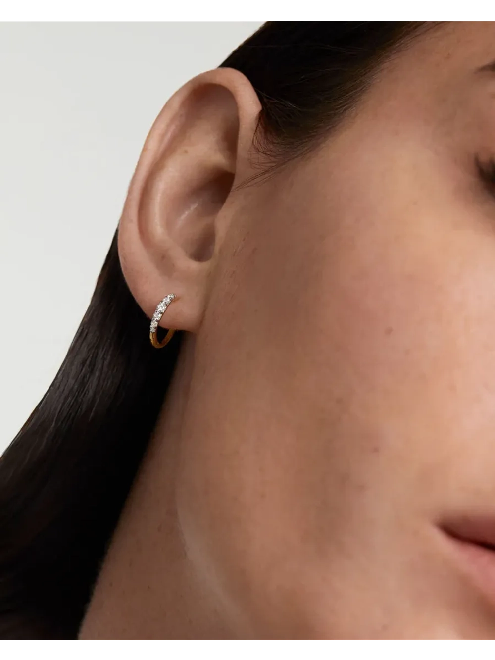 Серьги Estella Mini Hoops Золото 750 пробы