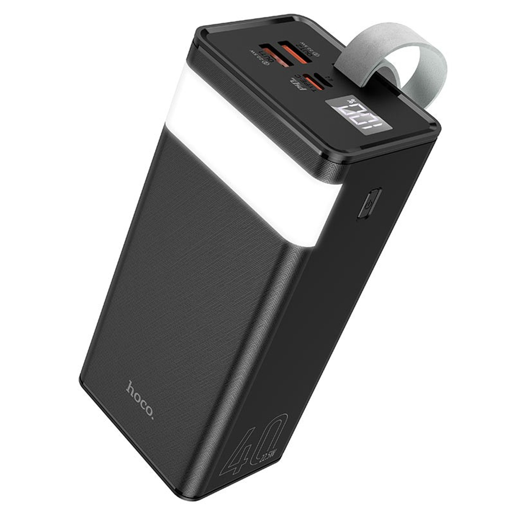 Powerbank Hoco J86 40000mAh 22.5W 2USB/Type-C/Micro с дисплеем черный