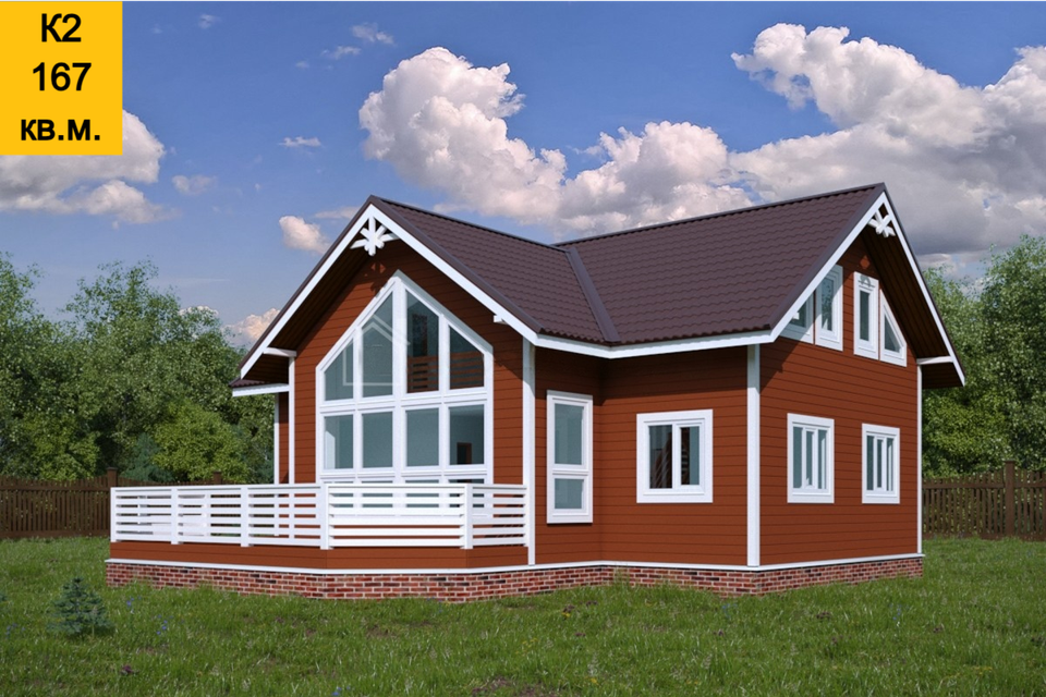 Каркас дома 12 x 14 м