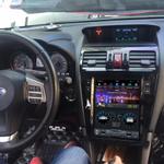 Магнитола для Subaru 2012-2018 Forester 4 SJ, Impreza GJ, XV GP - Kuberg ZF-1072-Q6 вертикальный монитор 10.4" в стиле "Тесла" на Android 11, Snapdragon, CarPlay, 4G SIM-слот
