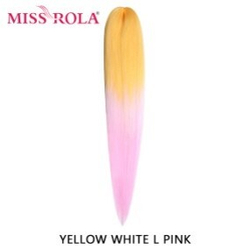 Канекалон M15 Easy Braid (искуственные волосы) 3 цветный Yellow/ white/ light_pink