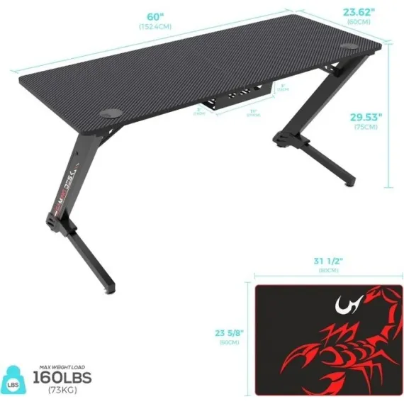 EUREKA ERK-TN-Z60-BK Black