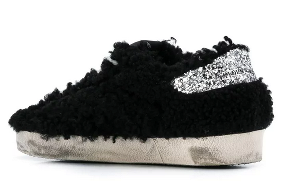 Кеды Golden Goose 'Superstar' Black Wool