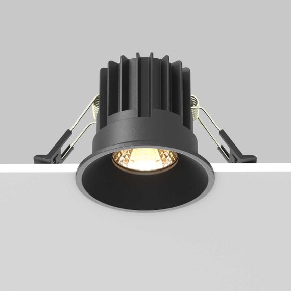 Встраиваемый светильник Maytoni Technical Downlight Round DL058-7W2.7K-B