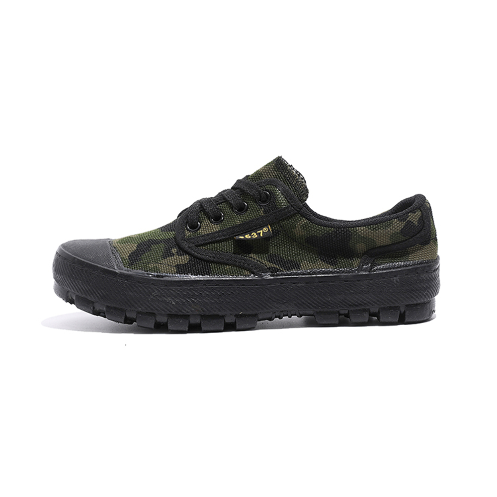 3537 Polyester Work Boots Unisex Woodland Camouflage