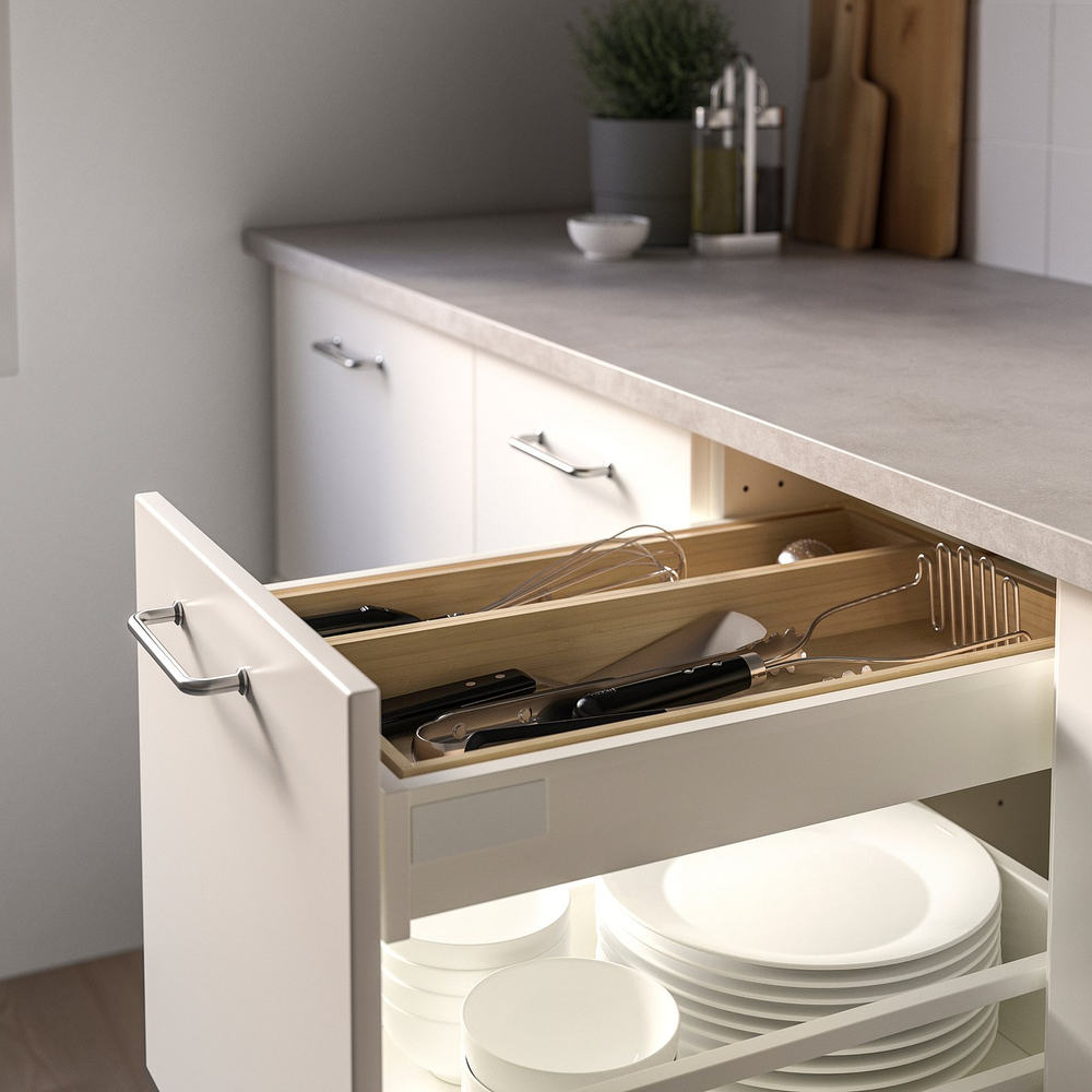 IKEA UPPDATERA  (ИКЕА УППДАТЕРА)  -  Вкладыш в ящик - бамбук 20x50 см
