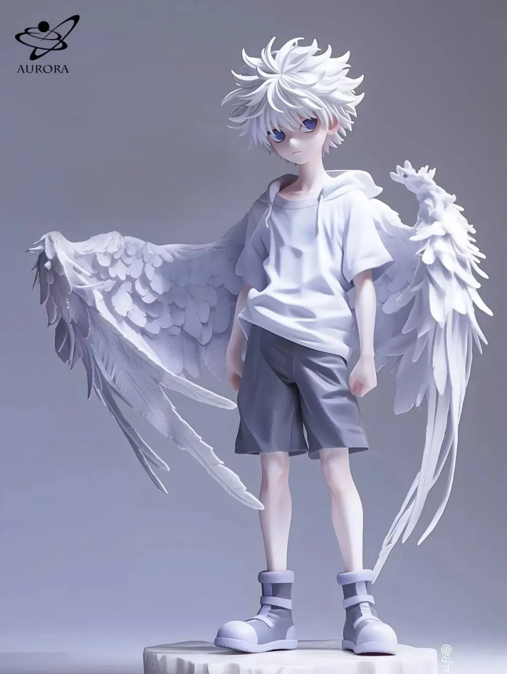 Статуя Aurora Studio Hunter × Hunter: Killua Zoldyck Angel Охотник × Охотник: Киллуа Золдик