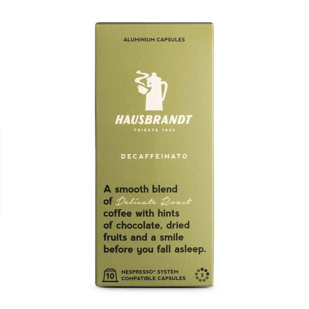 Кофе в капсулах Hausbrandt Decaffeinato, 10 капсул