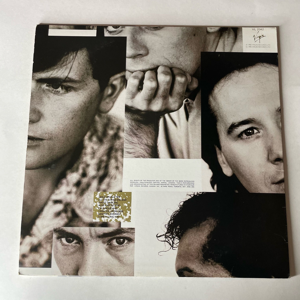 Винтажная виниловая пластинка LP Simple Minds Once Upon A Time (Канада 1985)