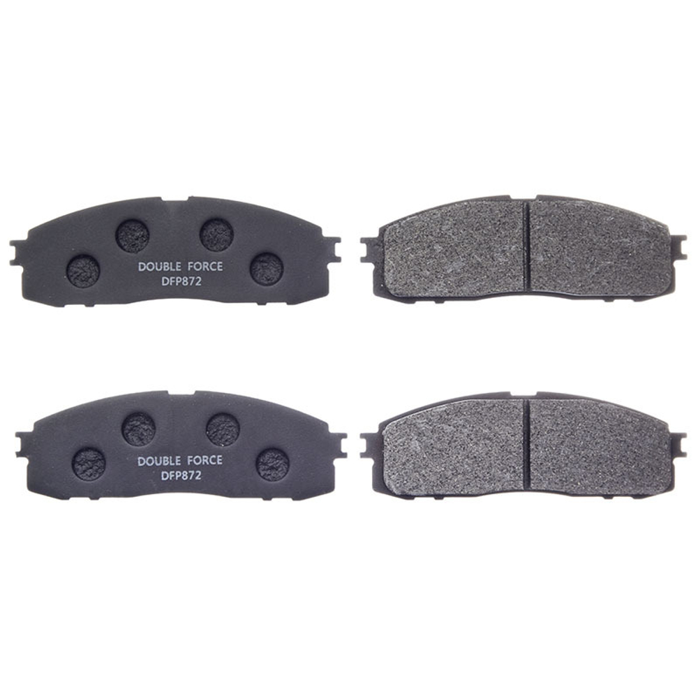 Колодки тормозные дисковые задние Double Force DFP872