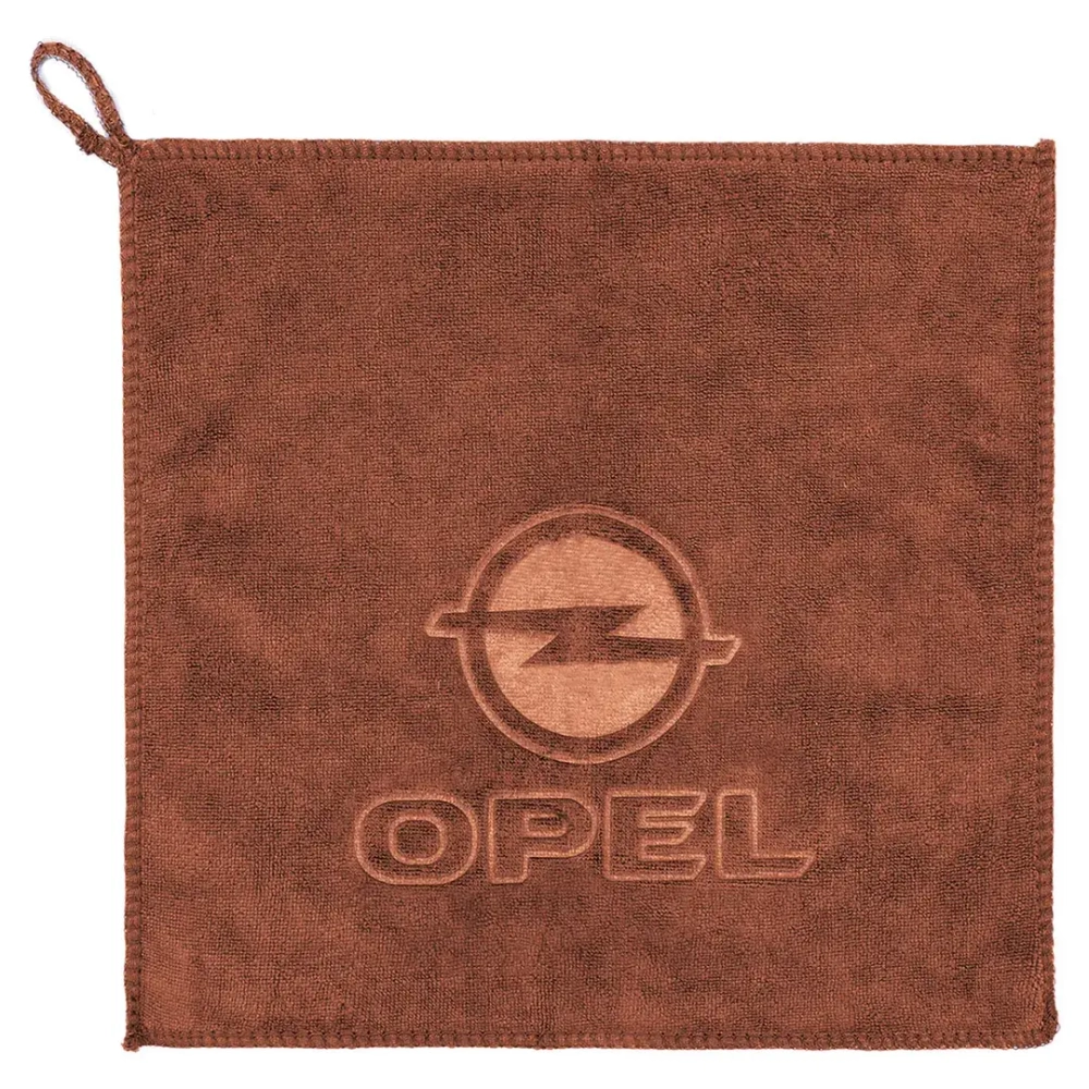 Салфетка чистящая микрофибра с логотипом 30*30 см (3шт/уп) Forsage F-NHE33 OPEL