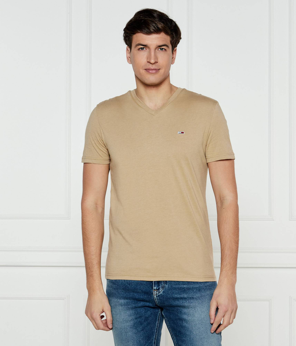 Футболка Tommy Jeans - бежевый(DM0DM20364)