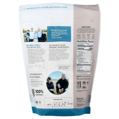 One Degree Organic Foods, пророщенный овес, 680 г (24 унции)