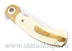 Нож Max Ducar Pike M398 Bronze G10 Ivoryфотография - 9