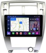 Магнитола для Hyundai Tucson 1 2004-2009 (рамка серебро) - FarCar S500-TS20 монитор 10.36" 2K QLED на Android 14, Быстрейшая, CarPlay, 4G SIM-слот