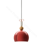 Pendant design lamp  Bon Ton Т1B1 (Red) by YUUE Design Studio