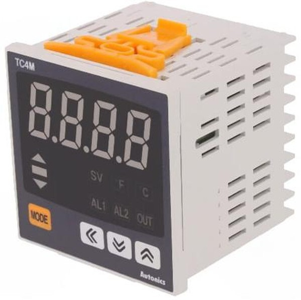 TC4M-24R температурный контроллер с ПИД-регулятором, Ш72хВ72, 1 вых. реле + 1 SSR (выход на твердотельное реле)+2 аварийных выхода