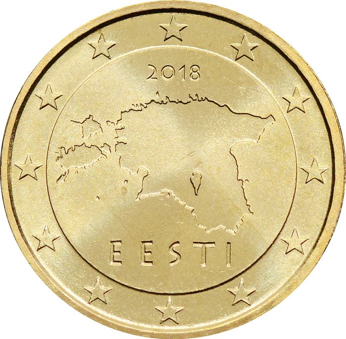 10 евроцентов 2018 Эстония (10 euro cent)