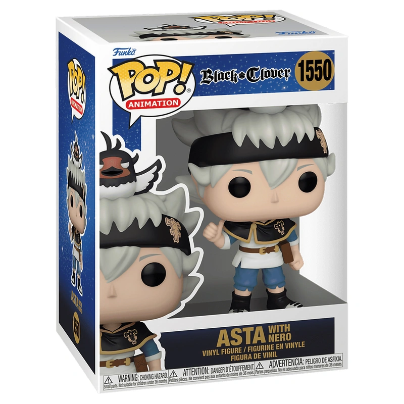 Фигурка Funko POP! Animation Black Clover Asta w/Nero (1550) 72115