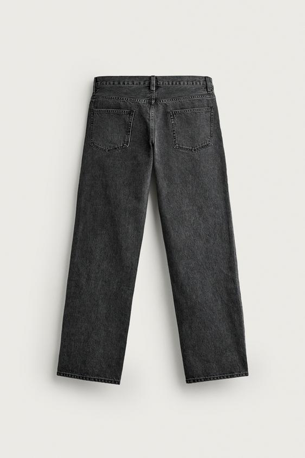 ZARA ДЖИНСЫ SLIM STRAIGHT С НИЗКОЙ ПОСАДКОЙ, СЕРЫЙ