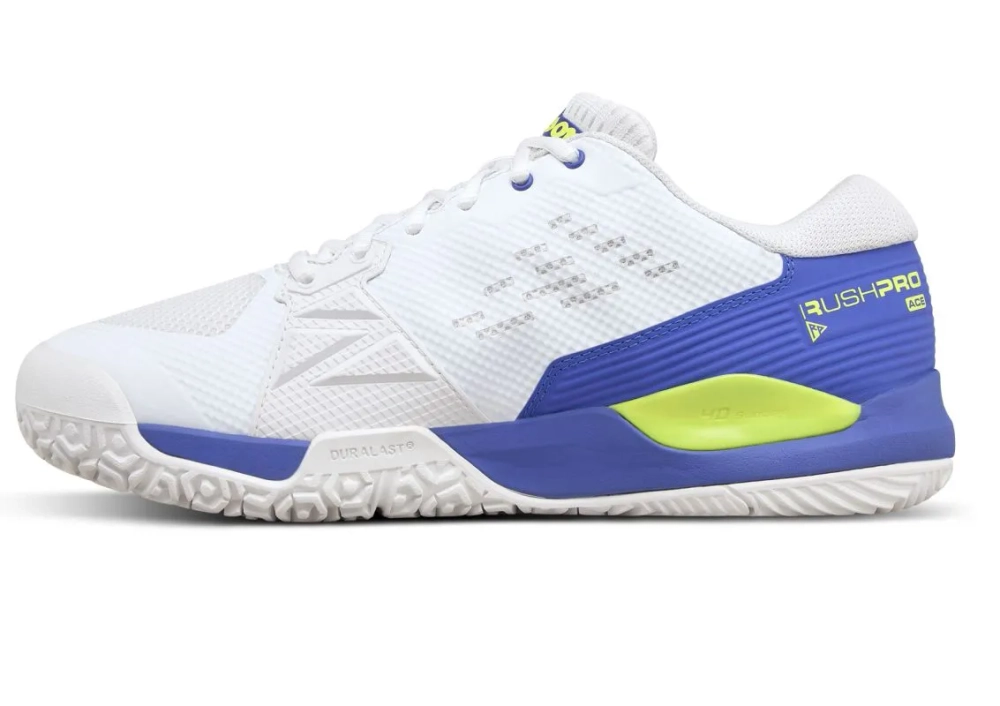 Теннисные кроссовки Wilson Rush Pro Ace - white/blue/yellow