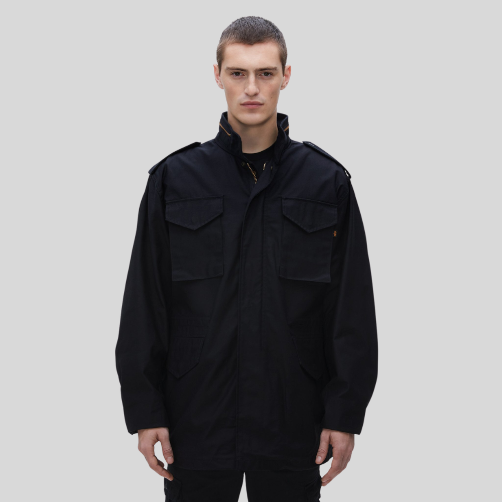 Куртка Alpha Industries M-65 и лайнер ALS/92 Black (Черный)