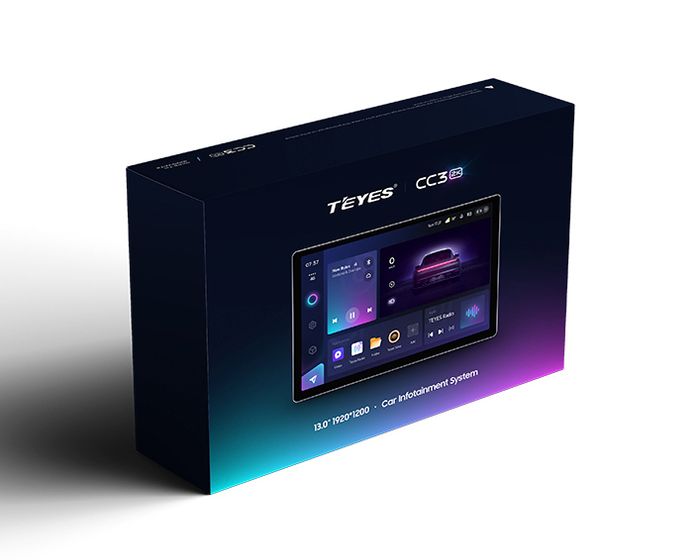 Магнитола для Honda Civic 10 2015-2021 - Teyes CC3-2K монитор 13", QLED+2K, Android 10, Быстрая, 4G SIM-слот, CarPlay