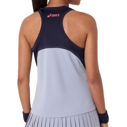 Женский теннисный топ Asics Match - grey blue