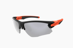 Спортивные очки с диоптриями Demetz Pulsa 2 / Mat Black / Orange Grey With Polarized Silver Mirror Cat.3