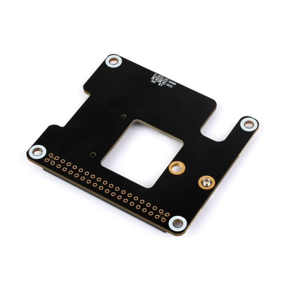 Плата адаптера SSD для Raspberry Pi 5 PCIe to M.2 HAT+ NVMe (2242, 2230)