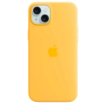 Силиконовый чехол с поддержкой MagSafe Apple Silicone Case для iPhone 15 Plus, Sunshine (Лучезарный желтый)