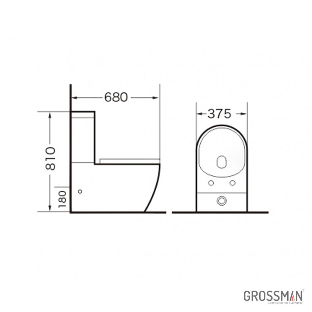 Унитаз-компакт Grossman GR-4446S